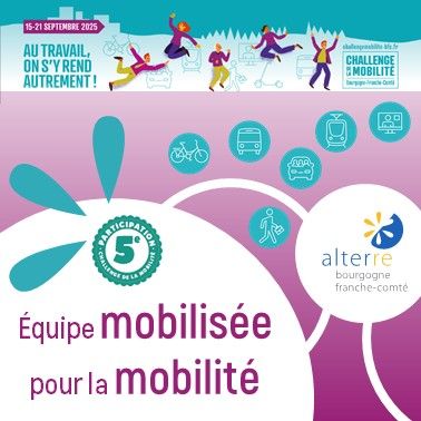 🚴🏿‍♂ Alterre mobilisée pour le Challenge de la mobilité