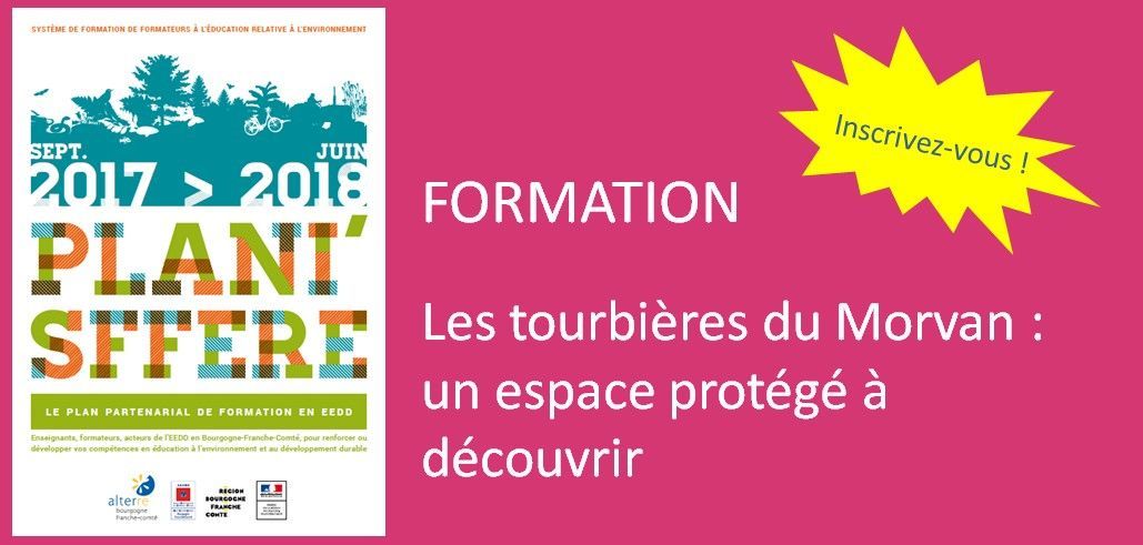 Formation "Les tourbières du Morvan" le 30 mai à Saint-Brisson