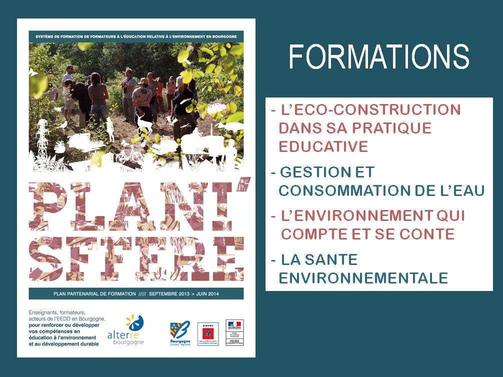 EEDD : les prochaines formations Plani'Sffere