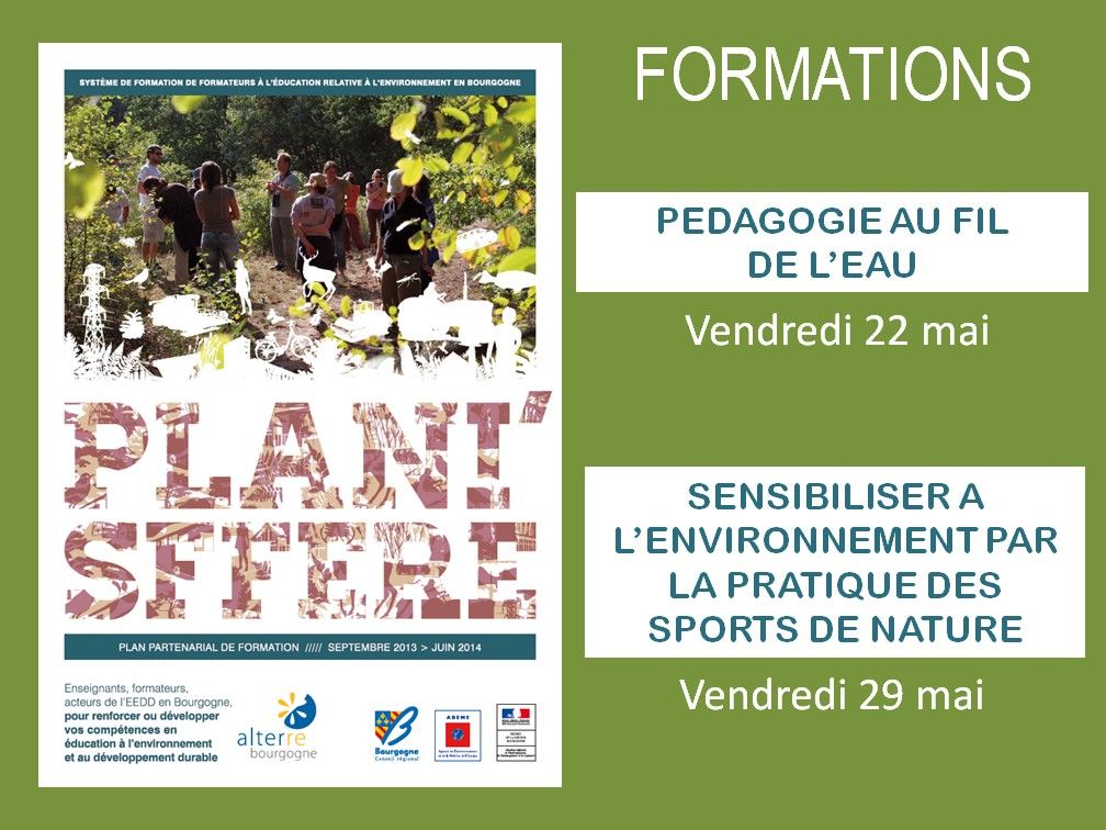 EEDD : les formations Plani'Sffere du mois de mai