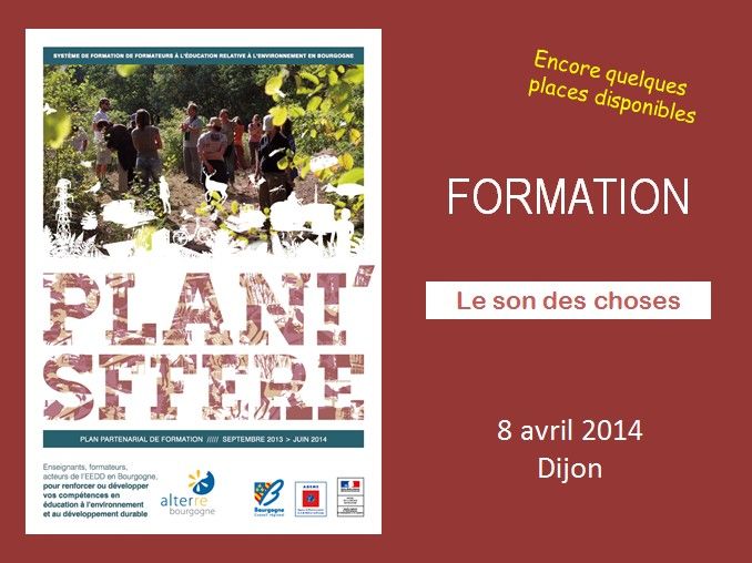 Le son des choses (FORMATION ANNULEE)