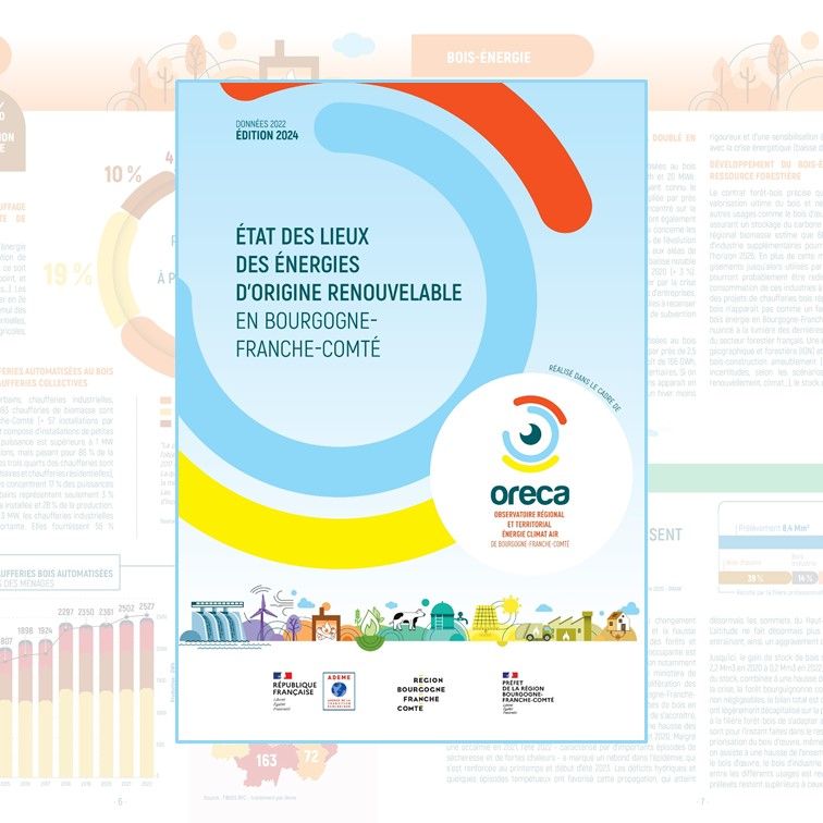 Parution de l'État des lieux des énergies d'origine renouvelable en Bourgogne-Franche-Comté